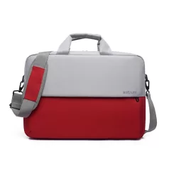   Astrum LB110 15.6" laptoptáska vízhatlan Oxford PU piros - szürke