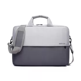   Astrum LB110 15.6" laptoptáska vízhatlan Oxford PU fekete - szürke