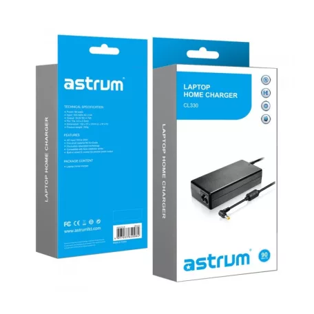 Astrum CL330 laptop töltő 90W 19.0V 4.74A 5.5*1.7 Acer