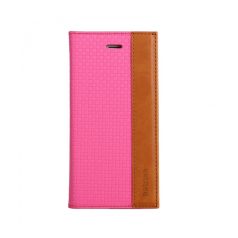   Astrum MC520 diary flip cover mobile case with magnetic lock for Apple iPhone 6 Plus pink-brown