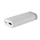 Astrum PB540 fehér Power Bank 5200MAH 1A, beépített nagyteljesítményű zseblámpával 5W