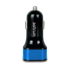   Astrum CC210 v2 kék autós töltő 2.4A 2USB, 2X Smart IC 12W