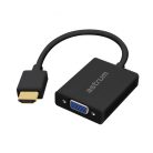 Astrum ACTIVE ADAPTER HDMI - VGA + SOUND BLACK DA450
