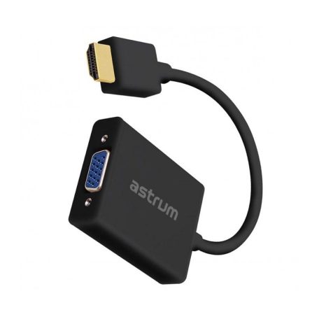 Astrum ACTIVE ADAPTER HDMI - VGA + SOUND BLACK DA450