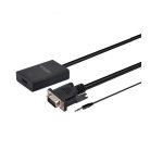 Astrum DA510 ACTIVE ADAPTER VGA + AUDIO - HDMI BLACK 