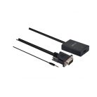 Astrum DA510 ACTIVE ADAPTER VGA + AUDIO - HDMI BLACK 
