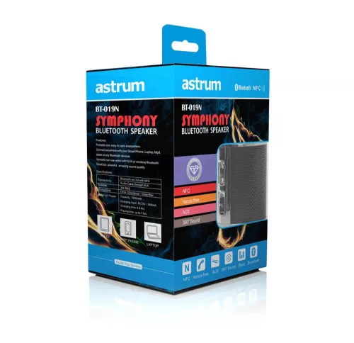 Astrum Bluetooth + NFC hangszóró mikrofonnal (kihangosító) BT-019N