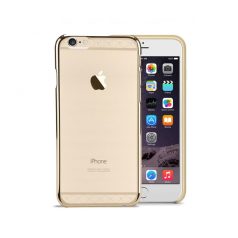   Astrum MC230 transparent mobile case with gold frame, top and bottom Swarovski for Apple iPhone 6 Plus