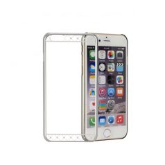   Astrum MC230 transparent mobile case with silver frame, top and bottom Swarovski for Apple iPhone 6 Plus