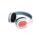 Astrum Fashion UV leather headphone, with microphone white colour HS730 A12073-Q