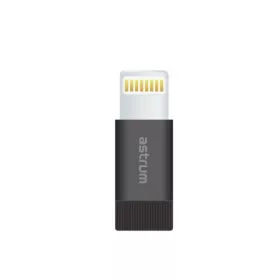   Astrum 8 pin Lightning - micro USB átalakító adapter MFI engedéllyel fekete