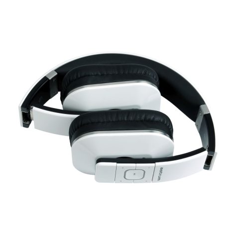 Astrum HT500 stereo white bluetooth 4.0 headphone with APTX technology and built in microphone 