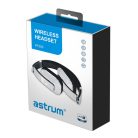 Astrum HT500 stereo white bluetooth 4.0 headphone with APTX technology and built in microphone 