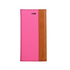   Astrum MC540 diary flip cover mobile case with magnetic lock for Samsung G925F Galaxy S6 EDGE pink-brown