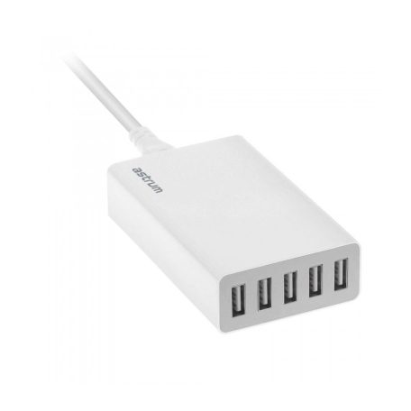 Astrum CH500 5.0A home charger 5X USB, 5X smart IC A92550-Q