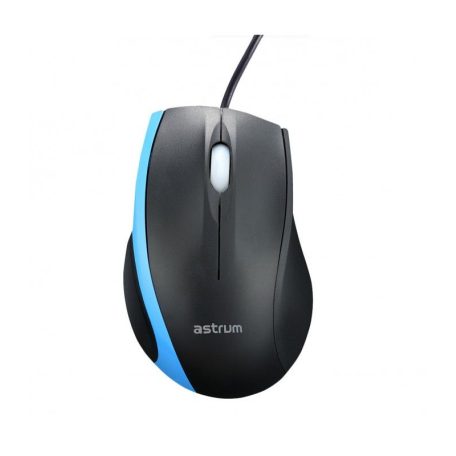 Astrum MU130 fekete optikai egér USB és PS2 csatlakozóval