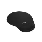 Astrum MP210 fekete egérpad szilikonos csuklótámasszal