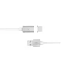 Astrum UM350 1M 2in1 mágneses USB - micro USB &  Lightning (8Pin) adatkábel szürke A35535-Q