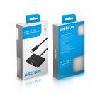 Astrum DA610 TYPE-C TO VGA, TYPE-C, TYPE-A USB ADAPTER Silver