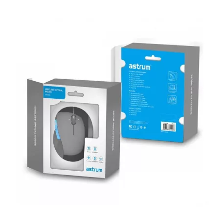Astrum MW260 2.4G vezeték nélküli beépített akkumulátoros optikai egér
