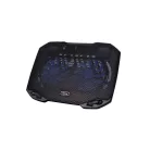 Astrum Laptop hűtő 2 nagy ventillátorral 17.0 fekete CP170