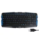 Astrum KM500 USB multimédia billentyűzet ANGOL kiosztás ELETE MEDIA