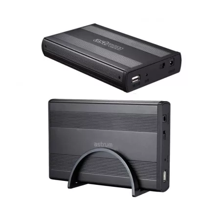 Astrum EN360 fekete 3.5" merevlemez ház USB2.0 SATA / IDE