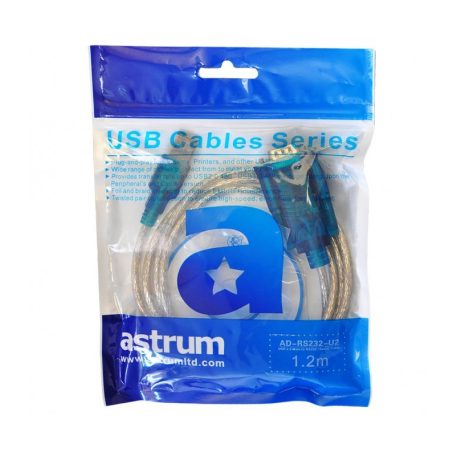 Astrum PA340 passzív adapter USB 2.0 - 9pin/RS232 serial (soros) port