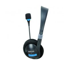 Astrum HS110 Call Center Wired Headset, Microphone BLACK