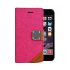   Astrum MC620 MATTE BOOK mágneszáras Apple iPhone 6 Plus / 6S Plus könyvtok pink
