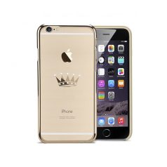   Astrum MC310 keretes korona mintás, Swarovski köves Apple iPhone 6 Plus / 6S Plus hátlapvédő arany