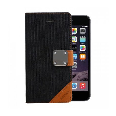 Astrum MC620 MATTE BOOK mágneszáras Apple iPhone 6 Plus / 6S Plus könyvtok fekete