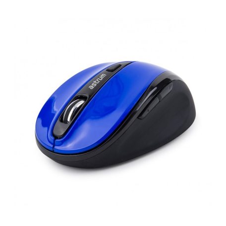 Astrum MW250 wireless optical mouse, 2.4GHZ, black-blue