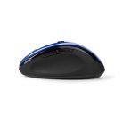 Astrum MW250 2.4GHz vezeték nélküli 1000DPI optikai egér fekete-kék