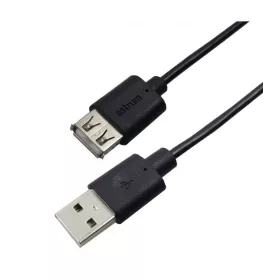   Astrum USB (Apa) - USB (Anya) 2.0 hosszabbító kábel 5.0M fekete UE205