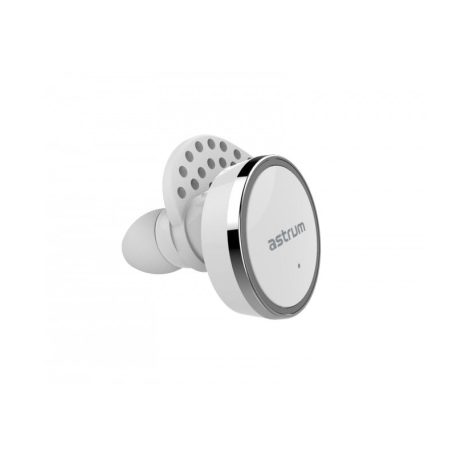 Astrum ET300 univerzális fehér bluetooth 4.1 MINI True Wireless sztereo fülhallgató szett mikrofonnal, dokkolóval, A10530-Q