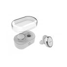 Astrum ET300 universal white bluetooth 4.1 MINI stereo headset with microphone, docking charger, A10530-Q