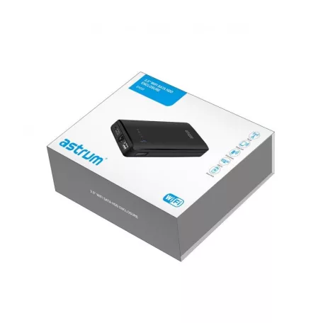 Astrum EN500 fekete 2.5" merevlemez ház SATA WiFi A84050-B