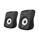 Astrum ST110 fekete 2.0 csatornás bluetooth V2.1/3,5MM jack + EDR sztereó hangszóró 2 X 3W USB-s áramellátással