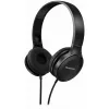 Panasonic RP-HF100ME sztereó 3,5mm jack fejhallgató beepitett mikrofonnal, fekete