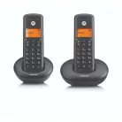 Motorola E202 2 darabos vezeték nélküli otthoni telefon szett dokkolóval