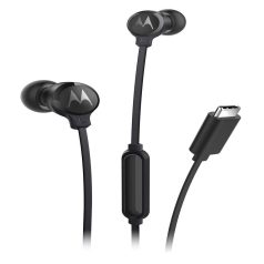   Motorola Earbugs 3C-S USB Type-C vezetékes headset mikrofonnal | Fekete