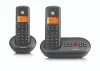 Motorola E212 vezeték nélküli telefonállomás két telefonnal és dokkolóval