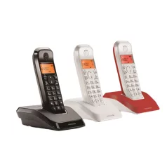   Motorola S1203 Trio DECT vezeték nélküli telefon 3 db kézibeszélővel, dokkolóval