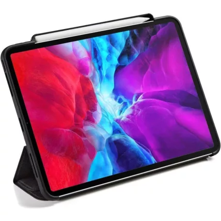 Qdos MUSE Apple iPad Pro 12,9" (2020)  ütésálló tablet tok fekete