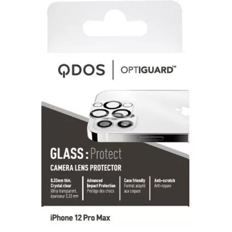 Qdos OPTIGUARD Apple iPhone 12 Mini 2020 (5.4) kamera lencsevédő üvegfólia