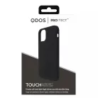 Qdos Touch Samsung A125 Galaxy A12 hátlapvédő prémium szilikon tok fekete