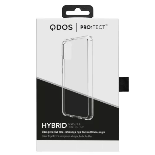 Qdos HYBRID CLEAR Samsung G995 Galaxy S21 Plus (2021) ütésálló, átlátszó TPU tok