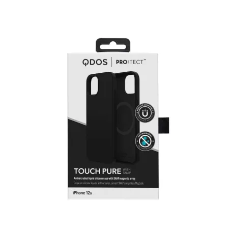 Qdos Touch Pure magsafe Apple iPhone 13 (6.1) hátlapvédő tok fekete