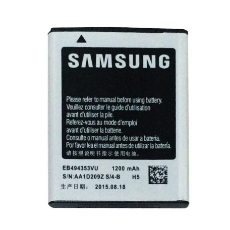 BLISZTERES Samsung EB494353VU gyári akkumulátor Li-Ion 1200mAh (s5570, s7230)